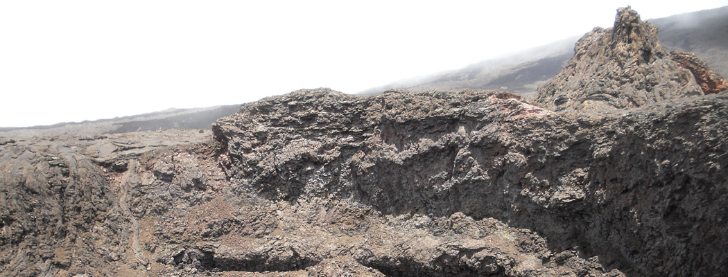 The real crater next to the Rosemont chapel